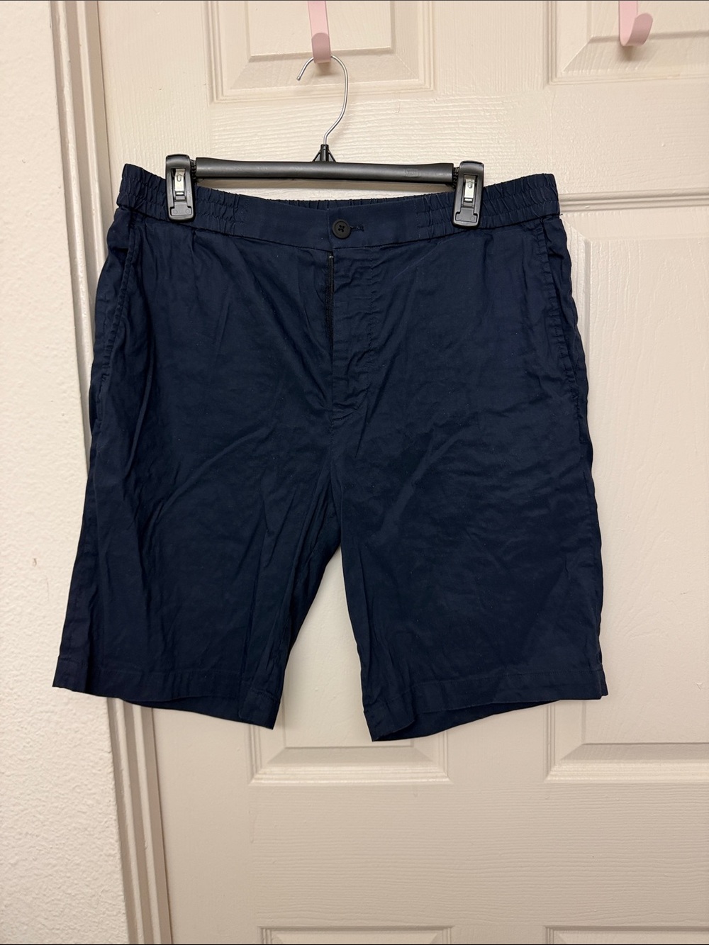 Men's theory Blue Casual Shorts